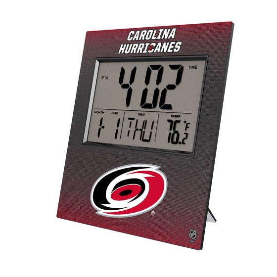 Carolina Hurricanes Linen Wall Clock-0