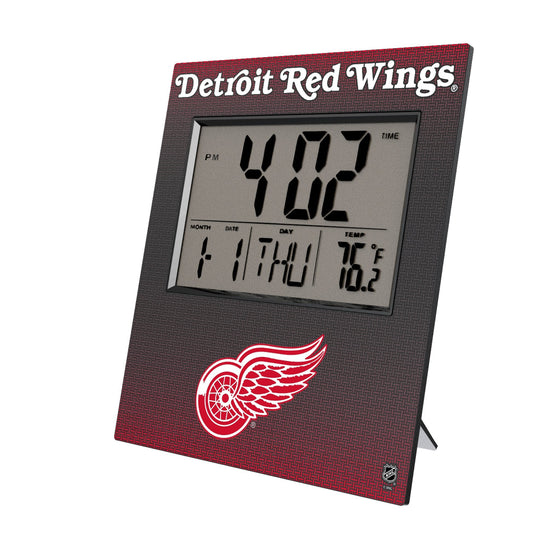 Detroit Red Wings Linen Wall Clock-0
