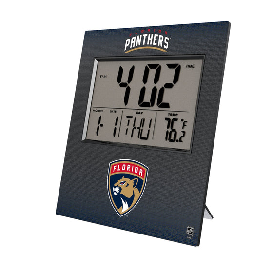 Florida Panthers Linen Wall Clock-0
