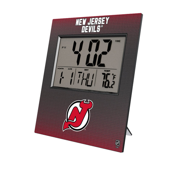 New Jersey Devils Linen Wall Clock-0