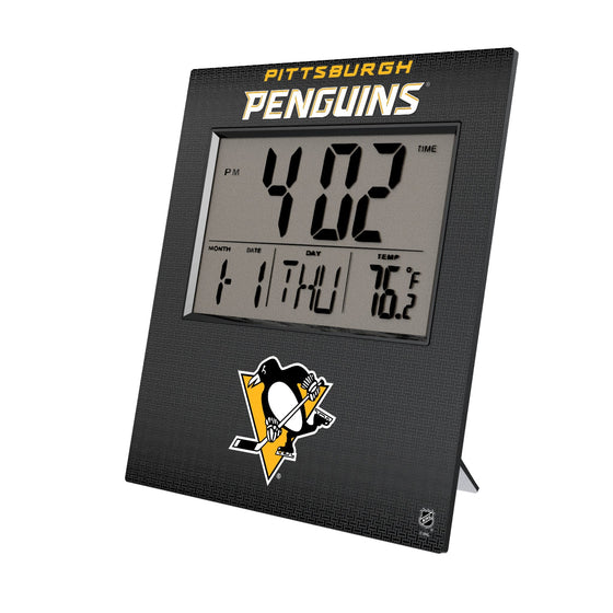Pittsburgh Penguins Linen Wall Clock-0
