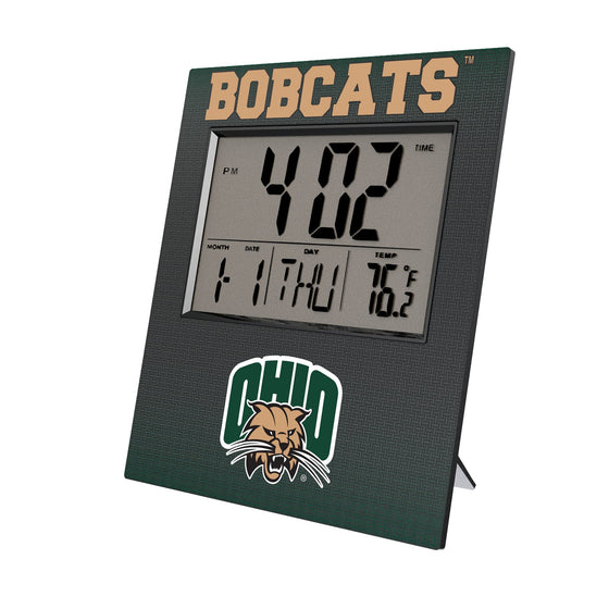 Ohio University Bobcats Linen Wall Clock-0