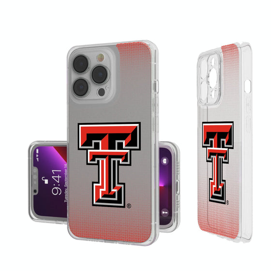 Texas Tech Red Raiders Linen Clear Phone Case-0