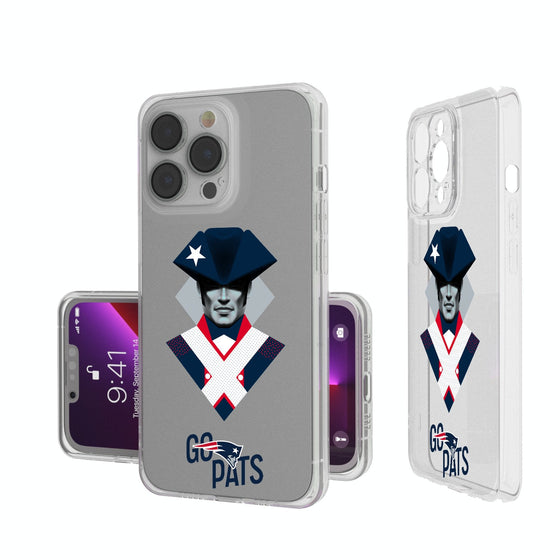 New England Patriots 2024 Illustrated Limited Edition Clear Phone Case-0