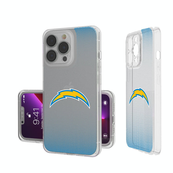 Los Angeles Chargers Linen Clear Phone Case-0