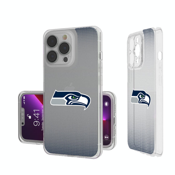 Seattle Seahawks Linen Clear Phone Case-0