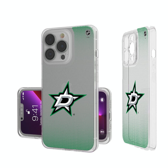 Dallas Stars Linen Clear Phone Case-0