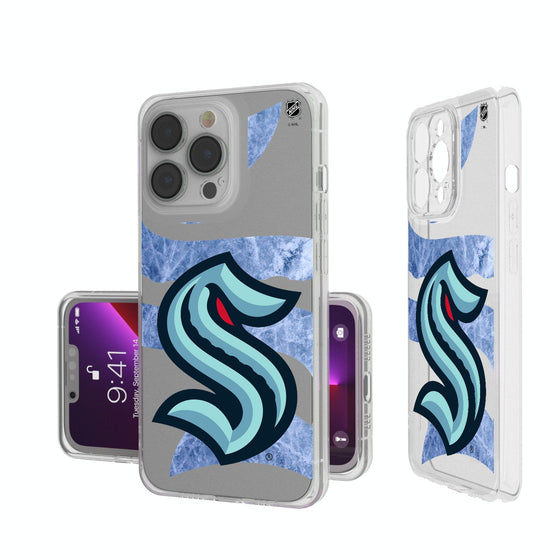 Seattle Kraken Ice Tilt Clear Phone Case-0