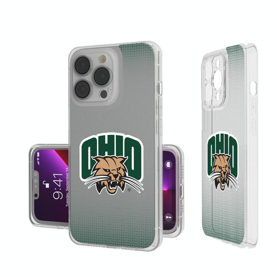 Ohio University Bobcats Linen Clear Phone Case-0