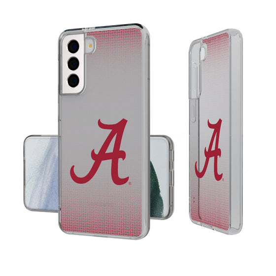 University of Alabama Crimson Tide Script A Linen Clear Phone Case-0