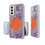 Clemson University Tigers Paisley Clear Phone Case-0