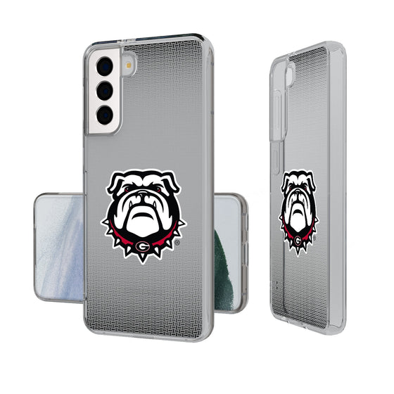 University of Georgia Bulldogs Uga Linen Clear Phone Case-0