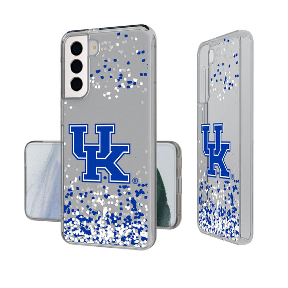 University of Kentucky Wildcats Confetti Clear Phone Case-0