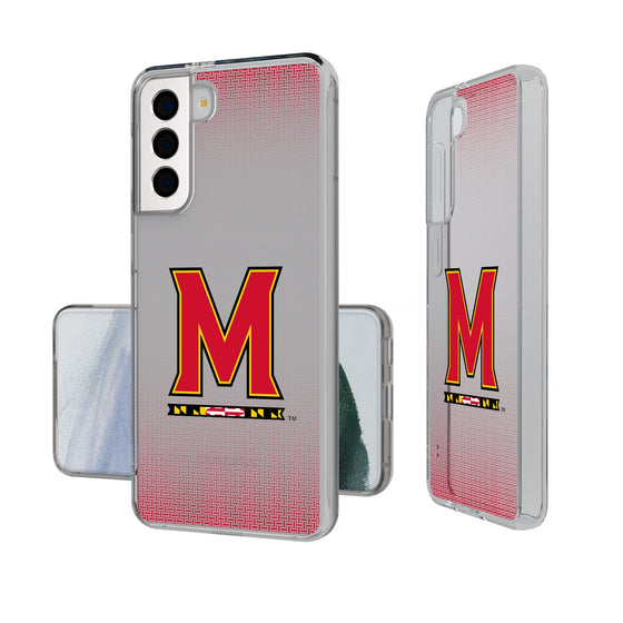 University of Maryland Terrapins Linen Clear Phone Case-0