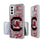 University of South Carolina Gamecocks Paisley Clear Phone Case-0