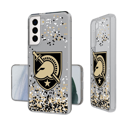 United States Military Academy Black Knights Confetti Clear Phone Case-0