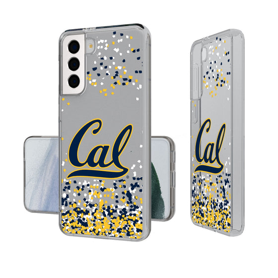 University of California Berkeley Golden Bears Confetti Clear Phone Case-0