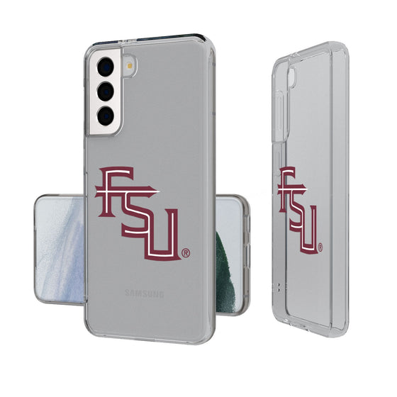 Florida State University Seminoles Athletic Wordmark Insignia Clear Phone Case-0