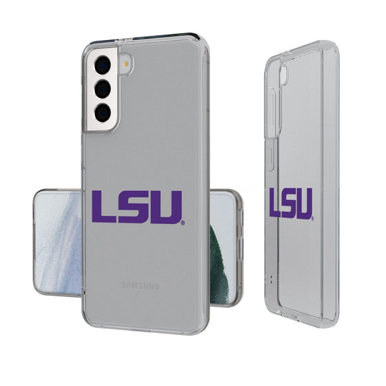 Louisiana State University Tigers Insignia Clear Phone Case-0