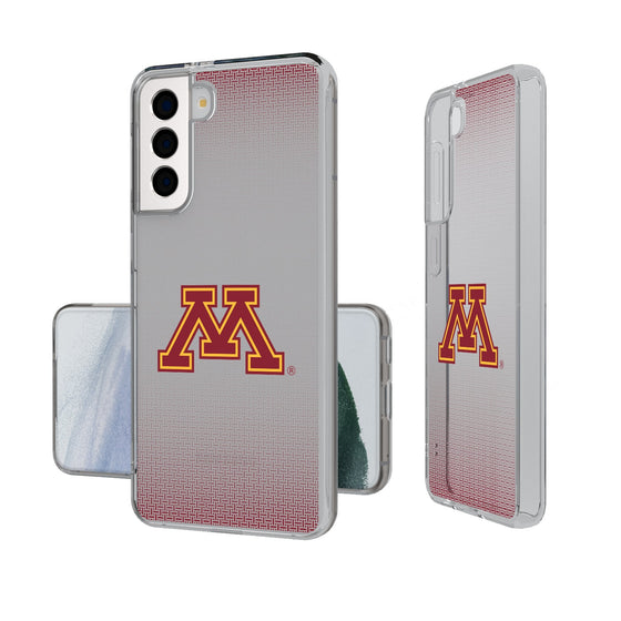 University of Minnesota Golden Gophers Linen Clear Phone Case-0