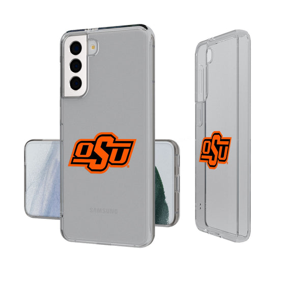 Oklahoma State University Cowboys Insignia Clear Phone Case-0