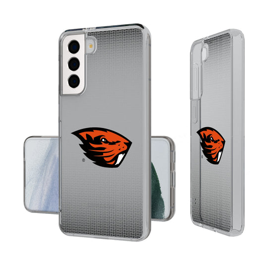 Oregon State University Beavers Linen Clear Phone Case-0