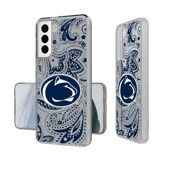 Pennsylvania State University Nittany Lions Paisley Clear Phone Case-0