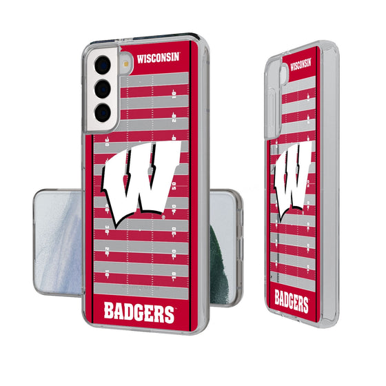 University of Wisconsin Badgers Field Clear Phone Case-0