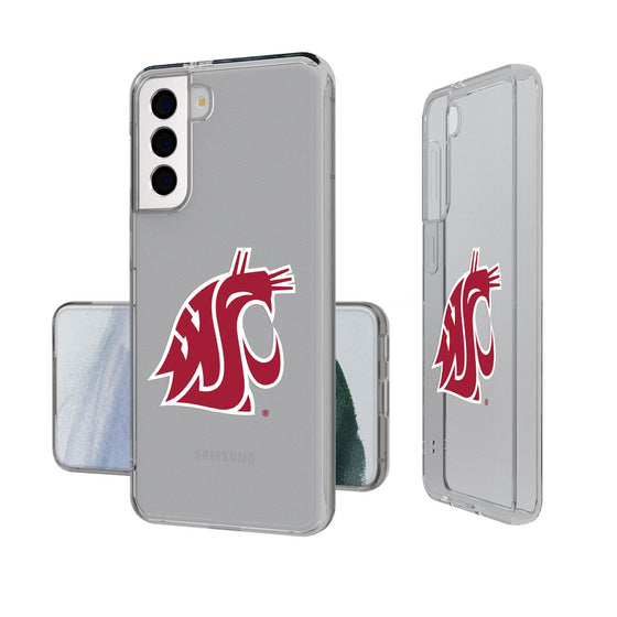 Washington State University Cougars Insignia Clear Phone Case-0