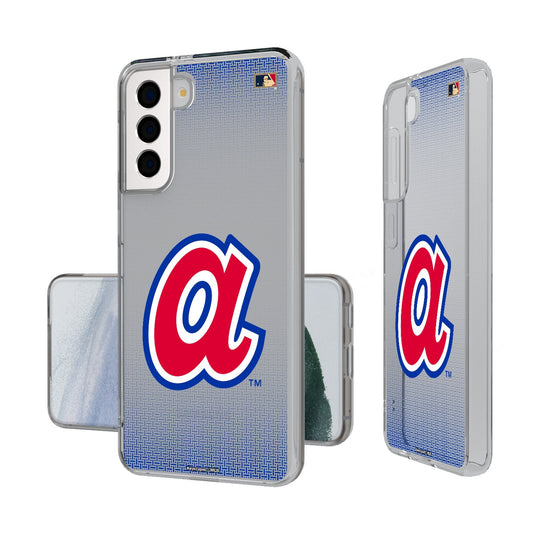 Atlanta Braves 1972-1980 - Cooperstown Collection Linen Clear Phone Case-0