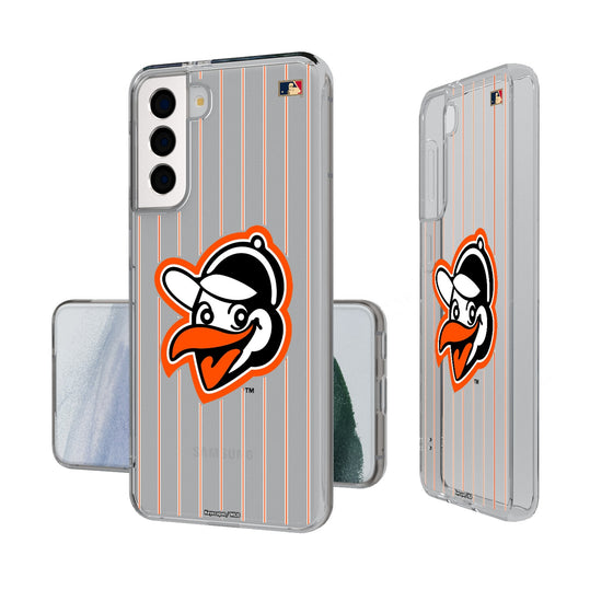 Baltimore Orioles 1955 - Cooperstown Collection Pinstripe Clear Phone Case-0