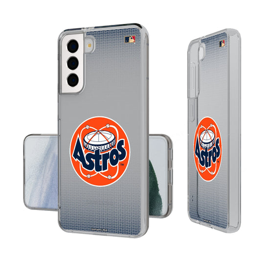 Houston Astros 1977-1993 - Cooperstown Collection Linen Clear Phone Case-0