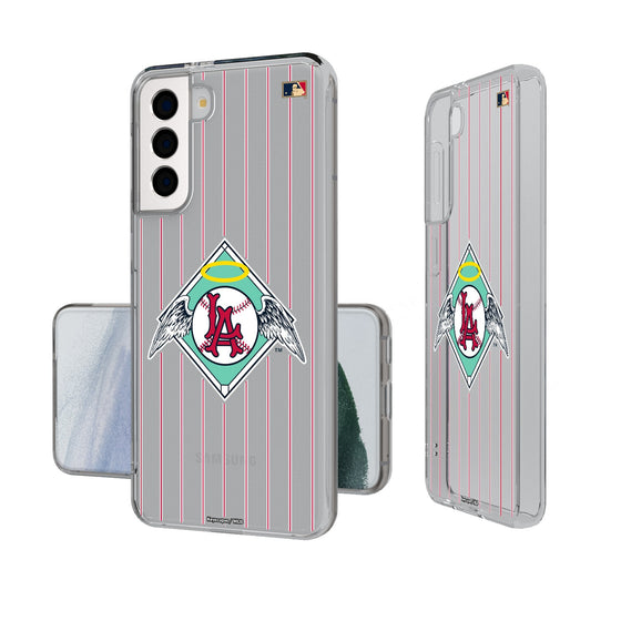 LA Angels 1961-1965 - Cooperstown Collection Pinstripe Clear Phone Case-0