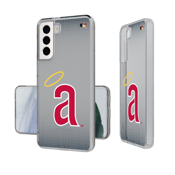 LA Angels 1971 - Cooperstown Collection Linen Clear Phone Case-0