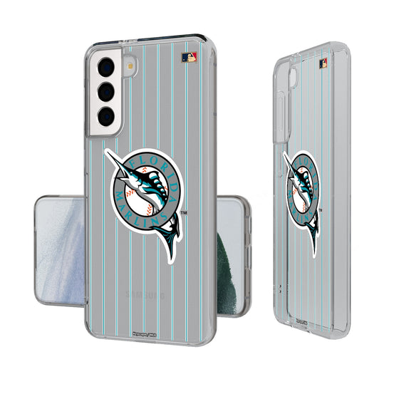 Miami Marlins 1993-2011 - Cooperstown Collection Pinstripe Clear Phone Case-0