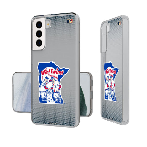 Minnesota Twins 1976-1986 - Cooperstown Collection Linen Clear Phone Case-0