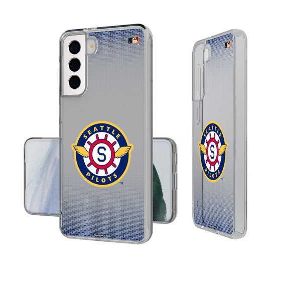 Seattle Pilots 1969 - Cooperstown Collection Linen Clear Phone Case-0