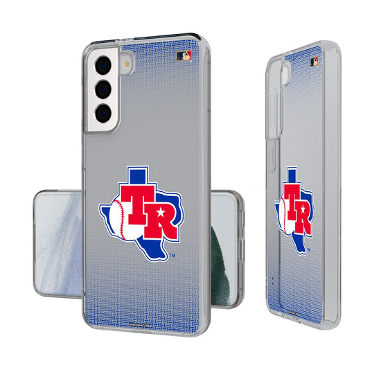 Texas Rangers 1981-1983 - Cooperstown Collection Linen Clear Phone Case-0