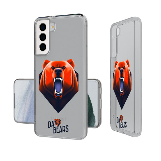 Chicago Bears 2024 Illustrated Limited Edition Clear Phone Case-0