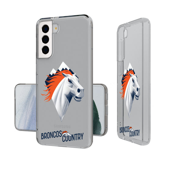 Denver Broncos 2024 Illustrated Limited Edition Clear Phone Case-0