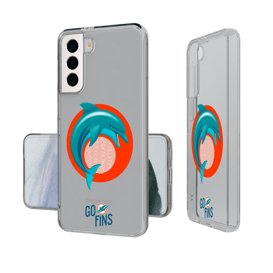 Miami Dolphins 2024 Illustrated Limited Edition Clear Phone Case-0