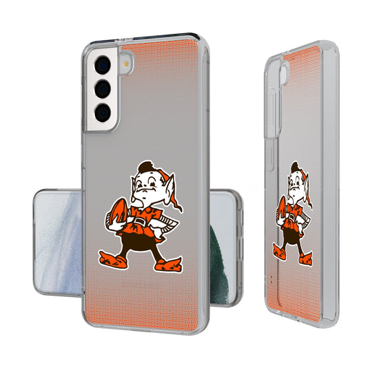 Cleveland Browns Historic Collection Linen Clear Phone Case-0