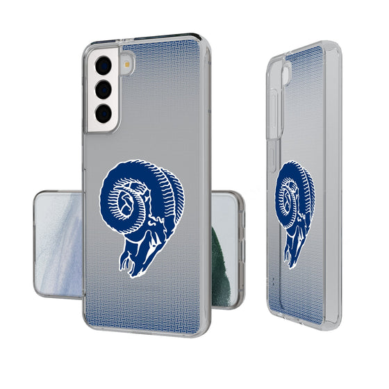 Los Angeles Rams Historic Collection Linen Clear Phone Case-0