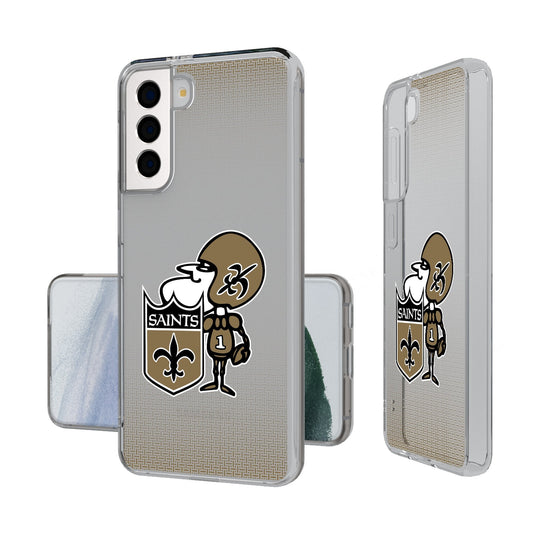 New Orleans Saints Historic Collection Linen Clear Phone Case-0