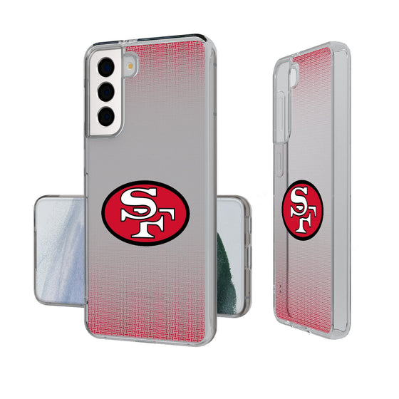 San Francisco 49ers Historic Collection Linen Clear Phone Case-0