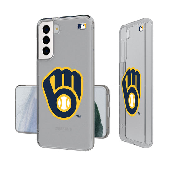 Milwaukee Brewers Insignia Clear Phone Case-0