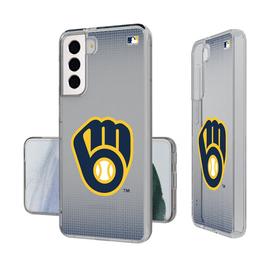 Milwaukee Brewers Linen Clear Phone Case-0