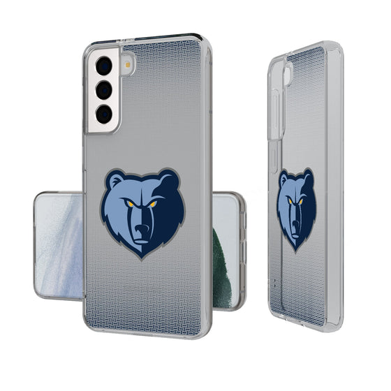 Memphis Grizzlies Linen Clear Phone Case-0