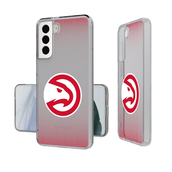 Atlanta Hawks Linen Clear Phone Case-0