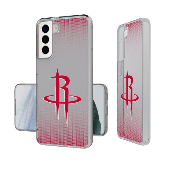 Houston Rockets Linen Clear Phone Case-0